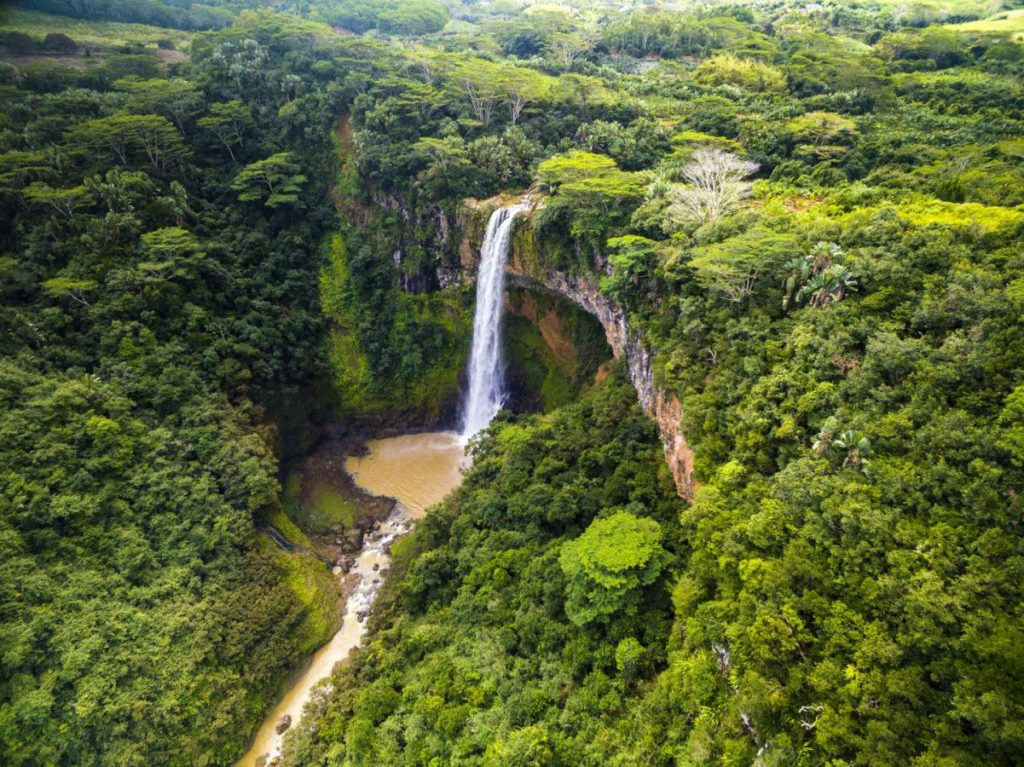 Charamel-Wasserfall Mauritius