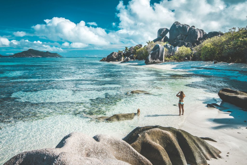 Seychellen - Meer und Felsen